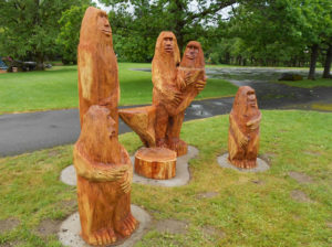 Bigfoot Family in Park - Bonneville Trails